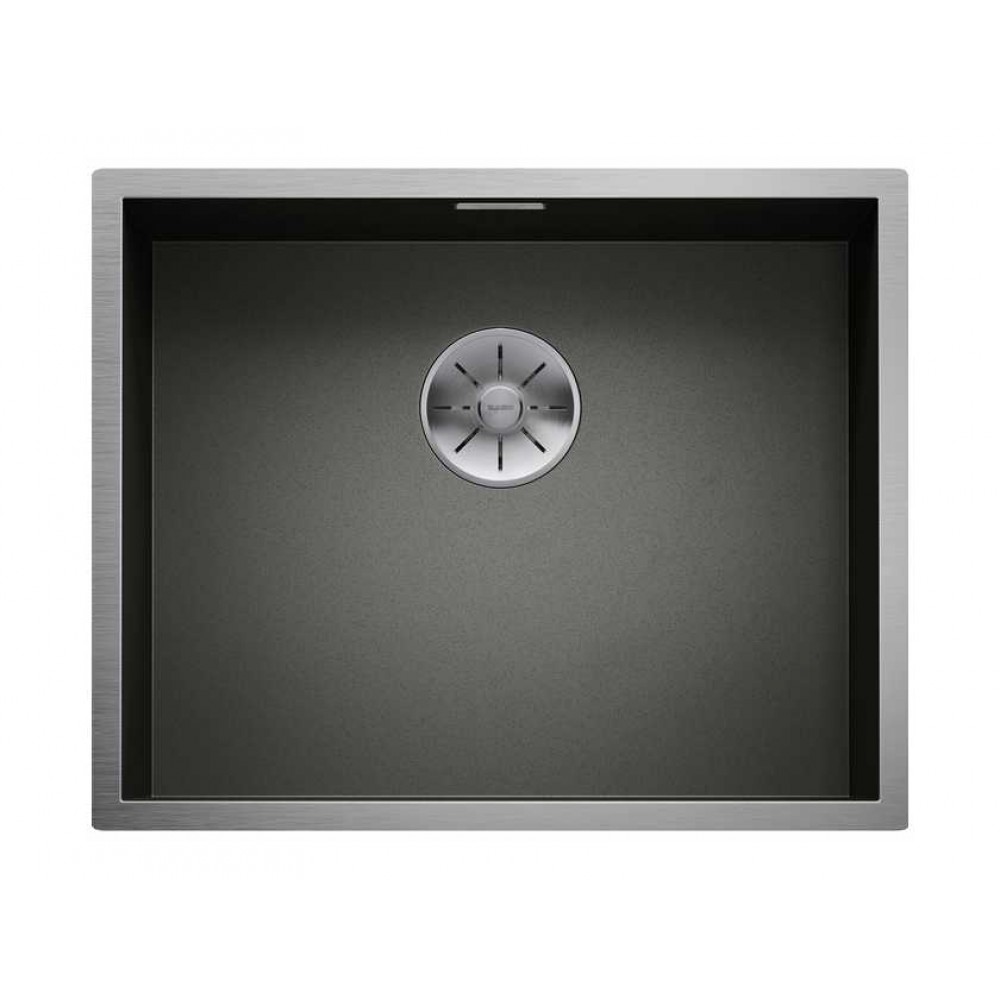 Blanco ZEROX 500-U In Fino нерж. сталь Dark Steel  (стоп)