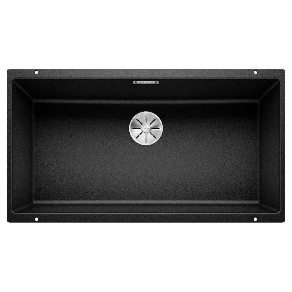 Blanco SUBLINE 800-U SILGRANIT PuraDur черный с отв.арм. InFino