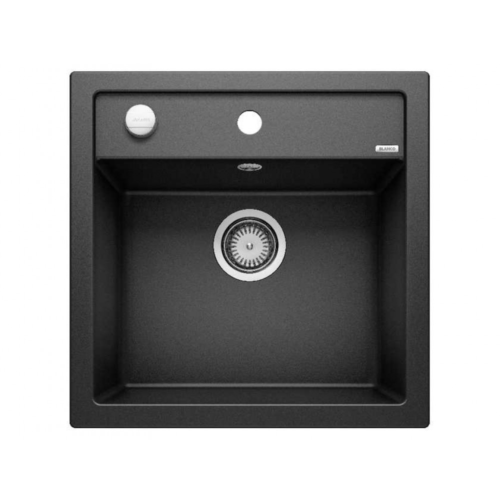 Blanco DALAGO 5 SILGRANIT PuraDur черный с клапаном-автоматом Blanco DALAGO 5 SILGRANIT PuraDur черный с клапаном-автоматом