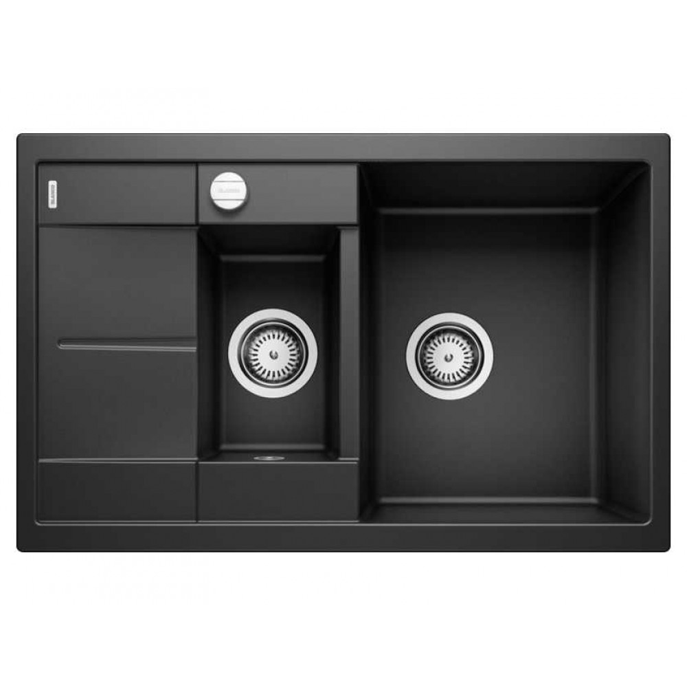 Blanco METRA 6 S Compact SILGRANIT PuraDur черный с клапаном-автоматом Blanco METRA 6 S Compact SILGRANIT PuraDur черный с клапаном-автоматом